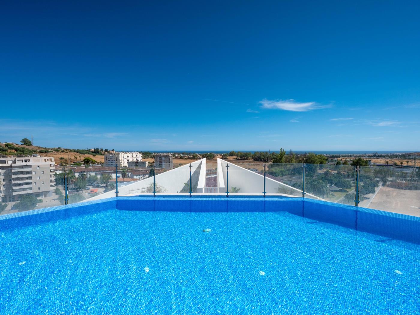 New Stylish Sunny Escape w/ Terrace & Pool image 3
