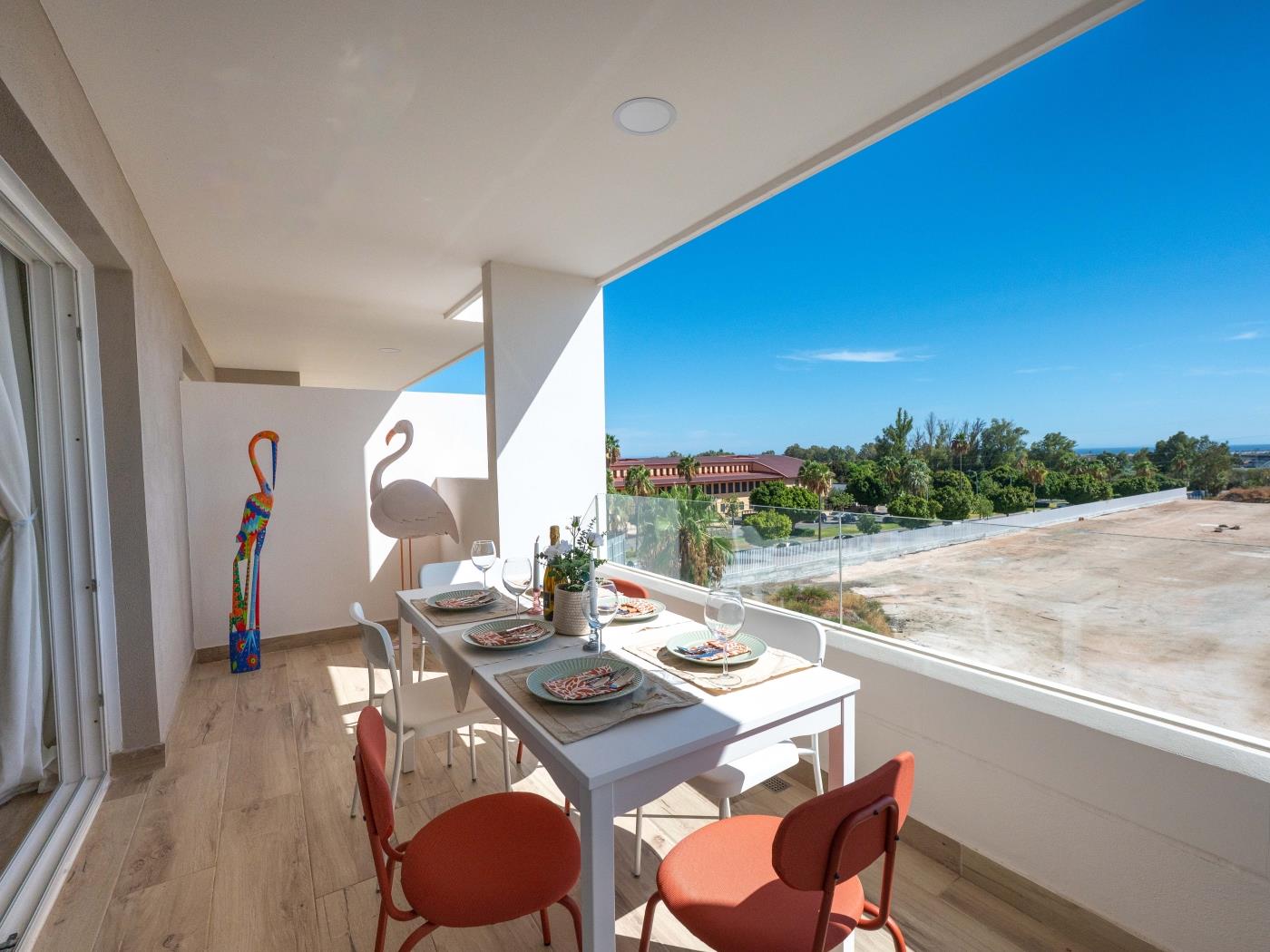 New Stylish Sunny Escape w/ Terrace & Pool image 8